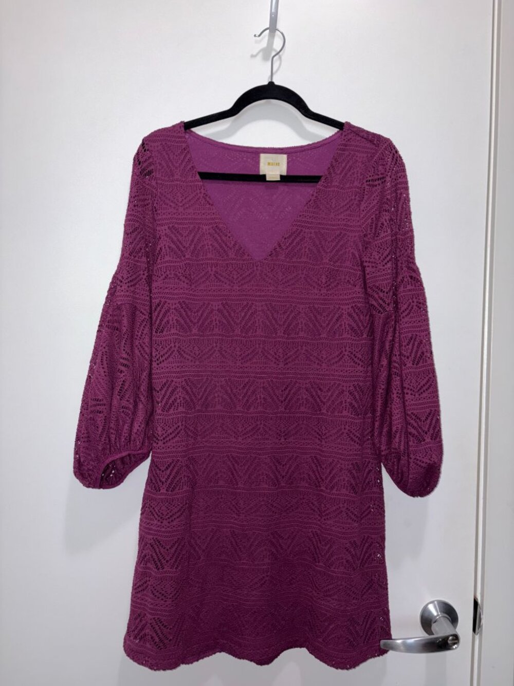 Maeve Laila Lace Shift Mini Dress